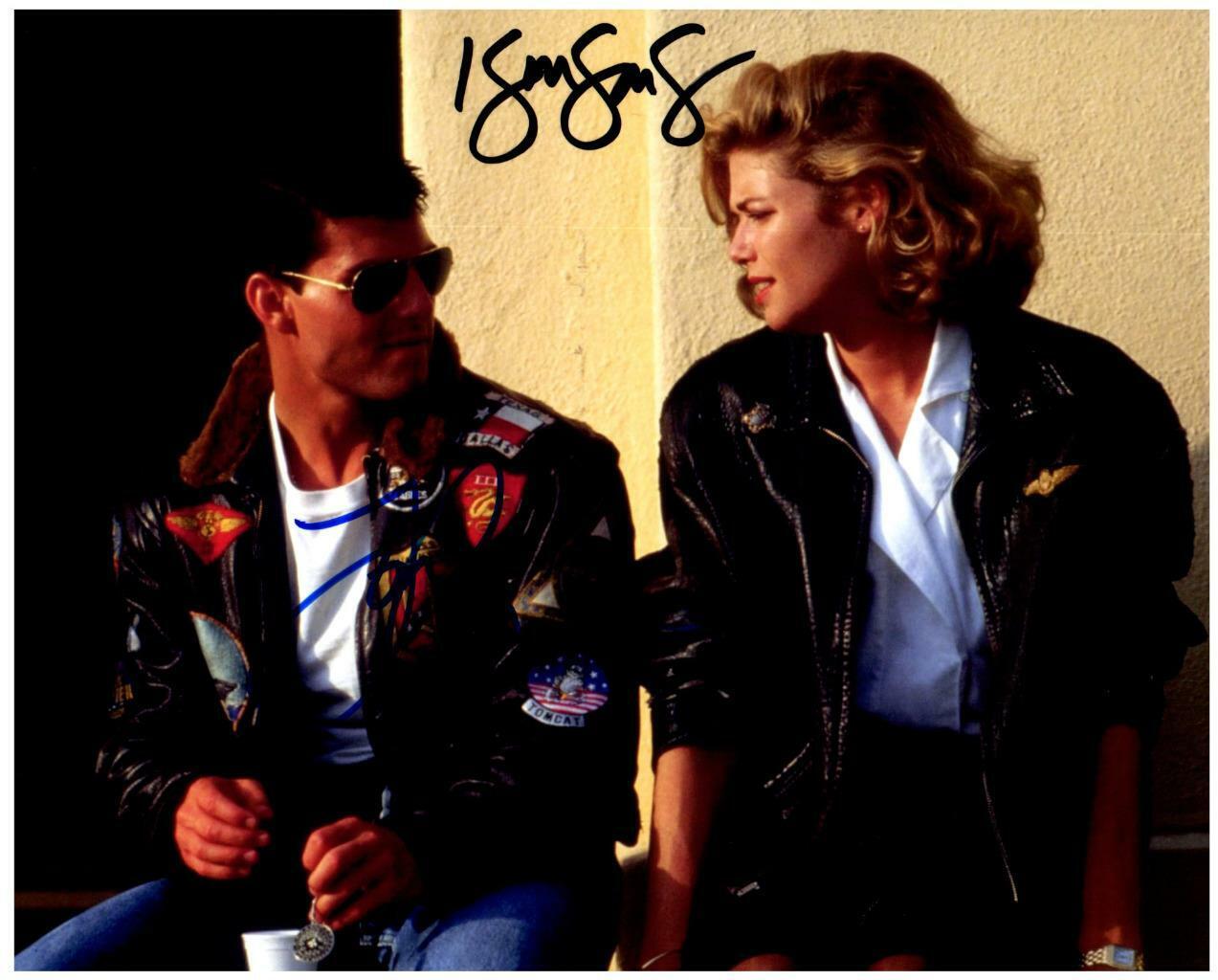 Tom Cruise Kelly McGillis signed 8x10 Photo Poster painting Pic autographed Picture with COA