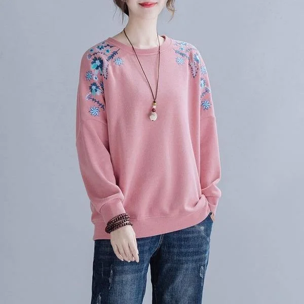 100% Cotton Women Autumn Long Sleeve l Pullovers Hoodies