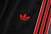Joyfball 2025/2026 Manchester United Half-Pull Training Suit Black Retro version Football Shirt 1:1 Thai Quality