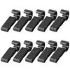 10pcs/Set Safety Helmet Headlight Clips Easy To Install Headlamp Mount Hook