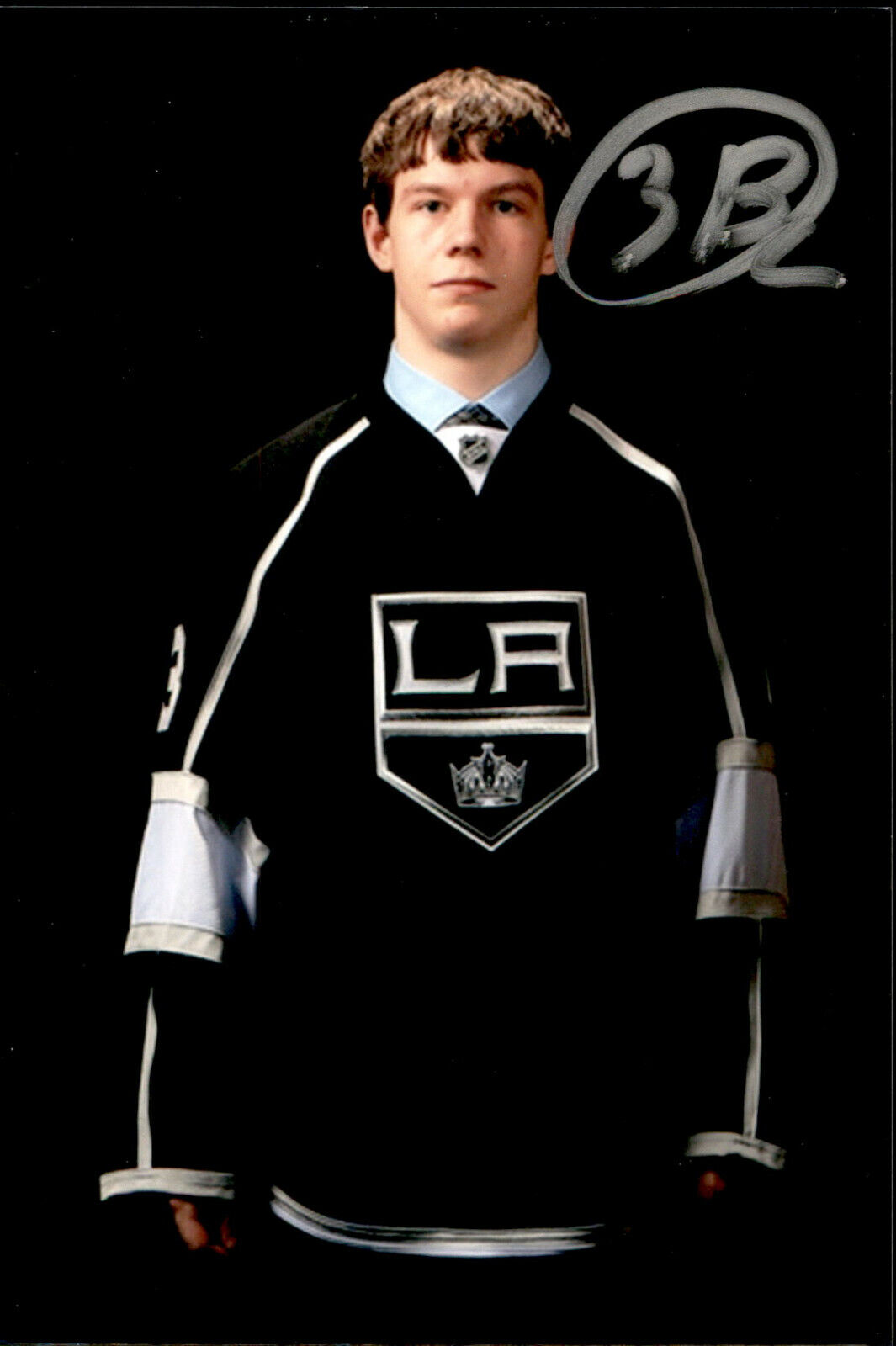 Valentin Zykov SIGNED 4x6 Photo Poster painting LOS ANGELES KINGS