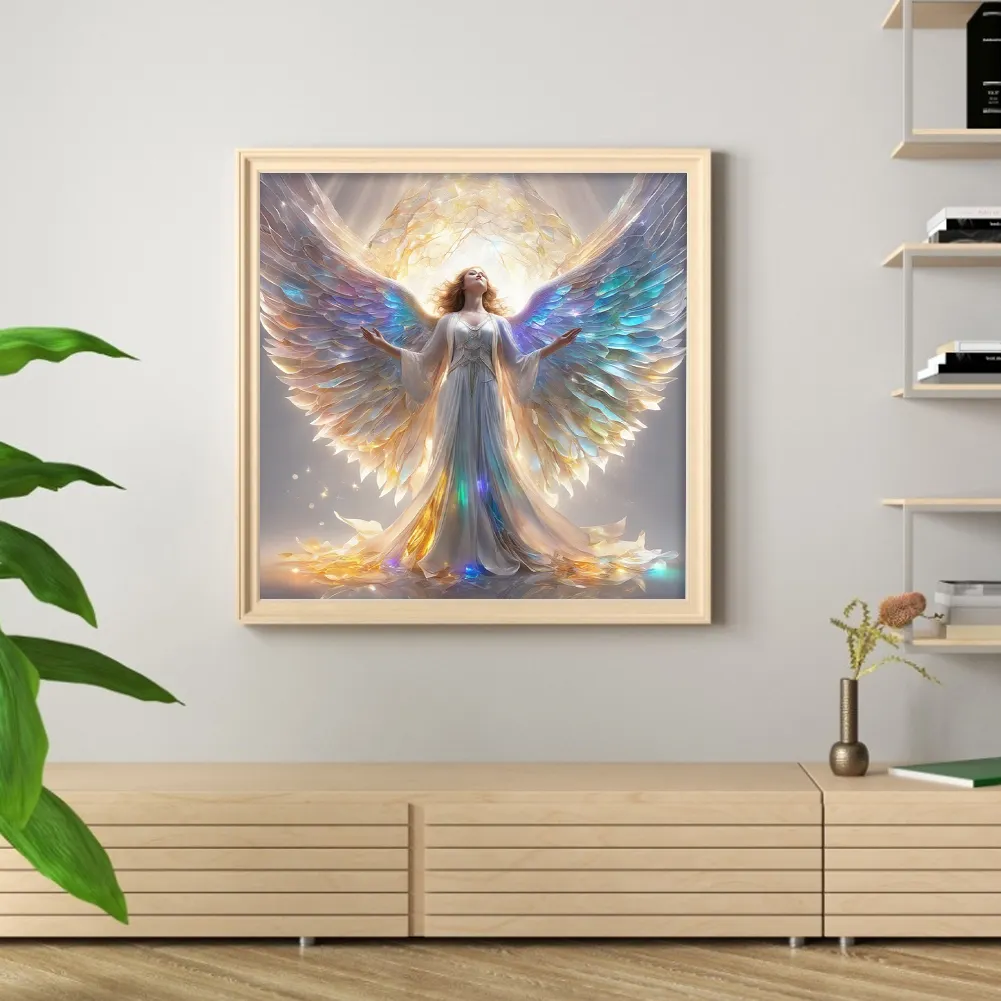 Diamond Painting - Full Round Drill - Winged Angel(Canvas|40*40cm)
