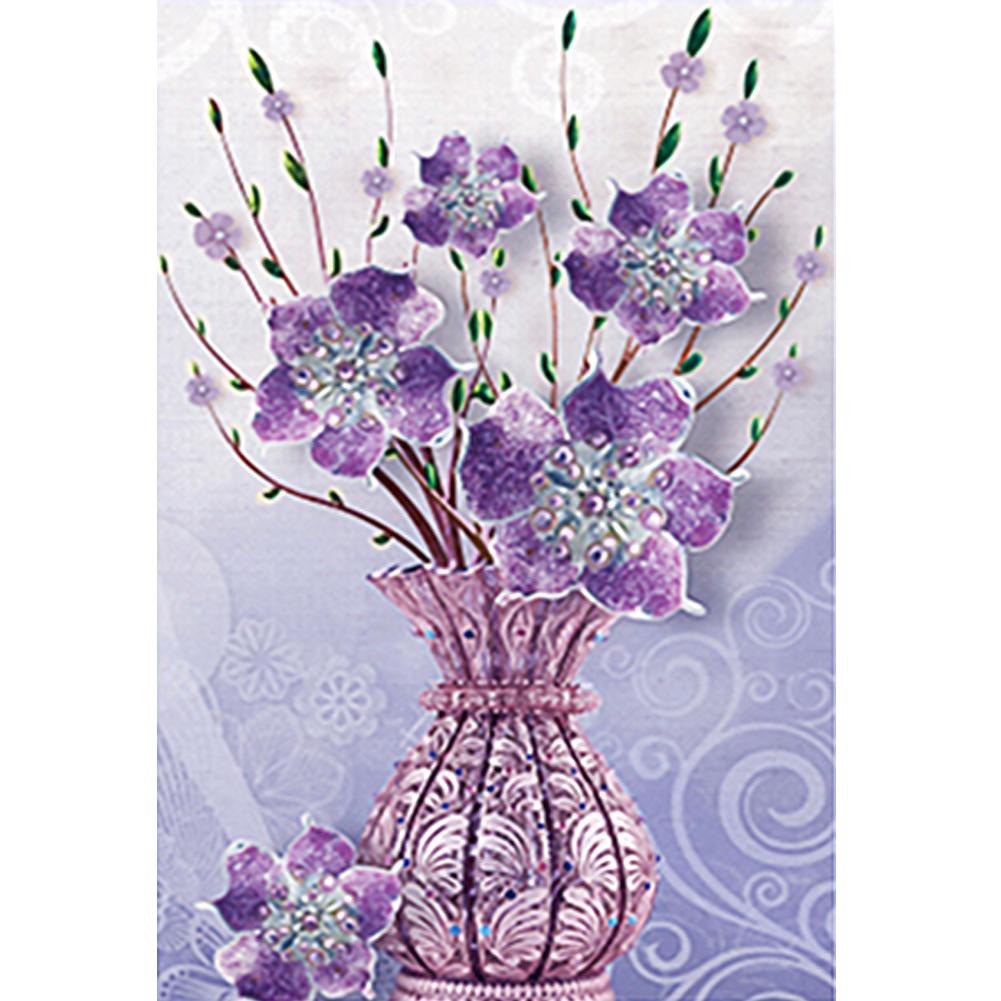 

Flowers Vase - Special Shaped Diamond Painting - 30*40CM, 501 Original