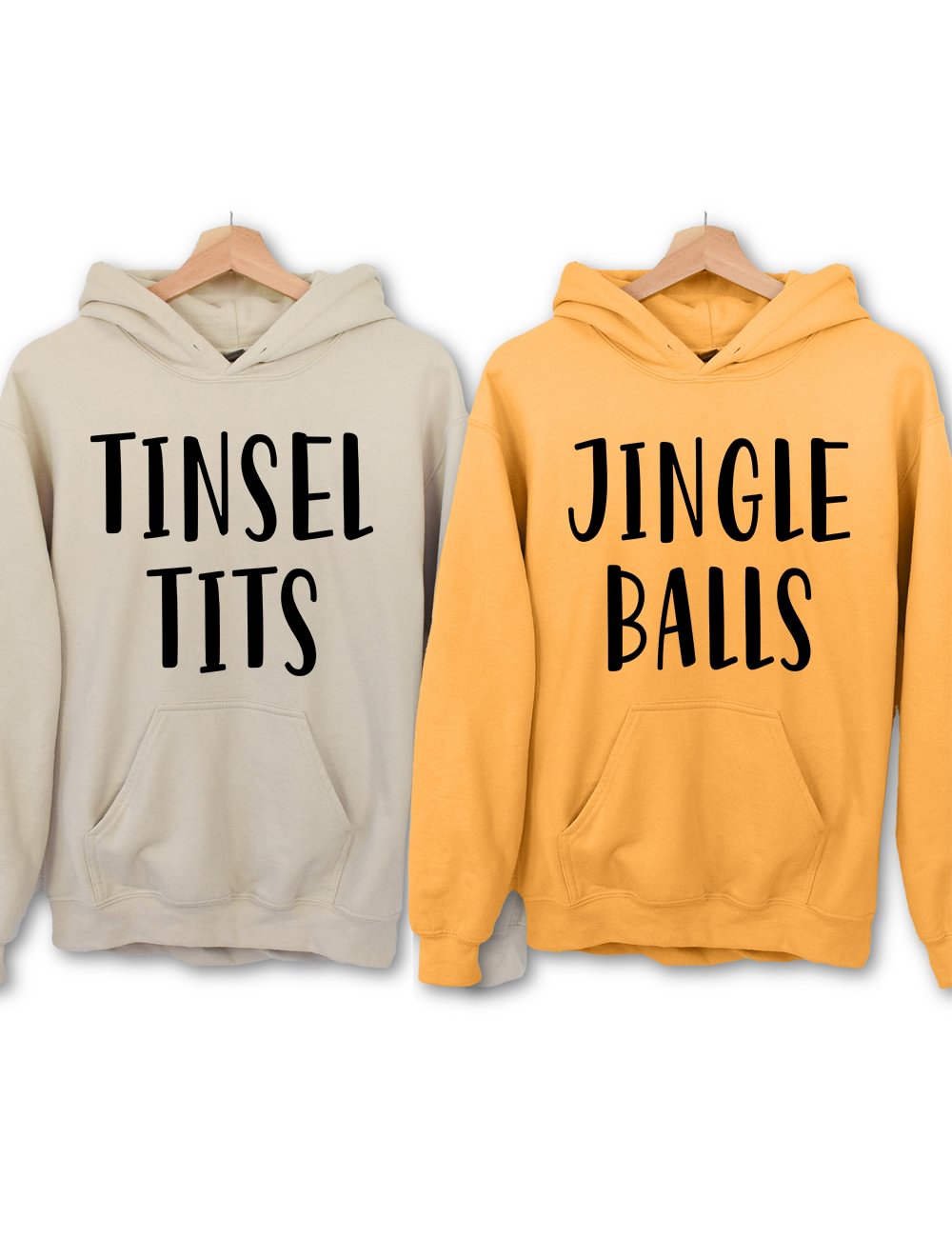 Jingle Balls/Tinsel Tits Christmas Hoodie