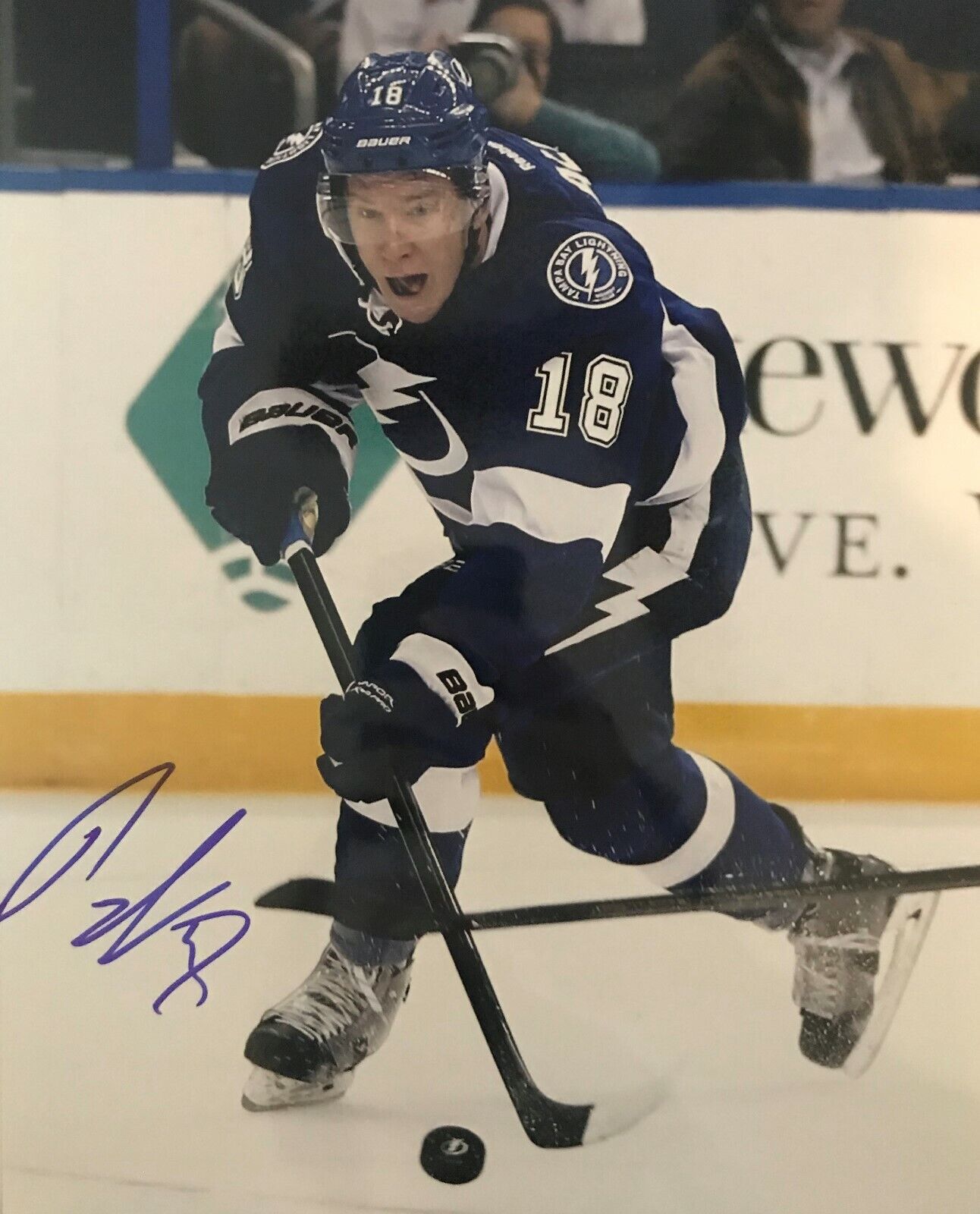 Ondrej Palat Tampa Bay Lightning Signed 8x10 Autographed Photo Poster painting COA N2