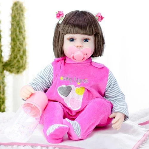 16" Little Morgan Reborn Baby Doll Girl (Cloth Body) - Reborn Shoppe