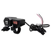 Dual USB Dual Port Power Supply Adapter 5V 3.4A Voltmeter Motorcycle USB Charger