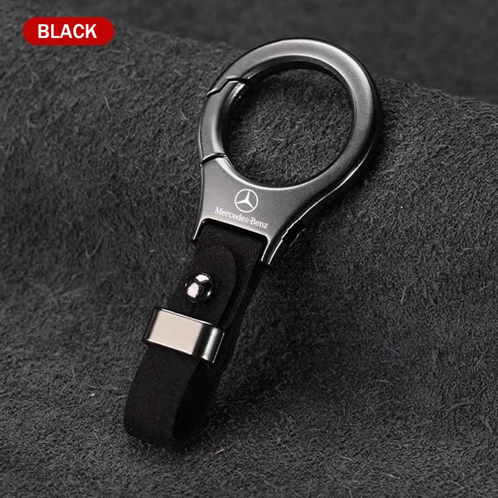 New zinc alloy suede keychain