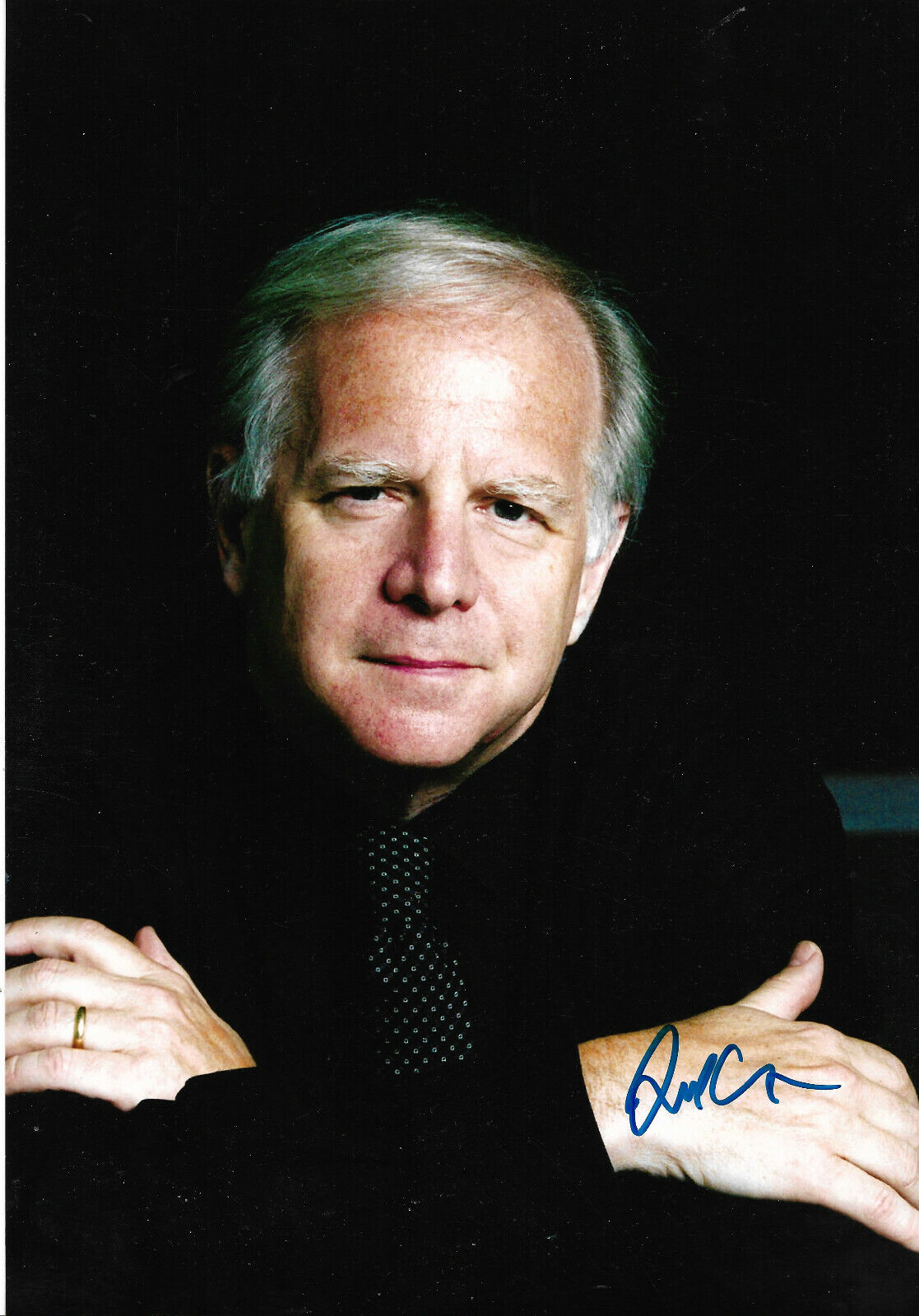 Leonard Slatkin Conductor signed 8x12 inch Photo Poster painting autograph