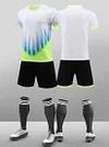 B98 2024 New  Custom Made Soccer Jersey Set Unisex Adults Football Team Wear Short Sleeve Customizable