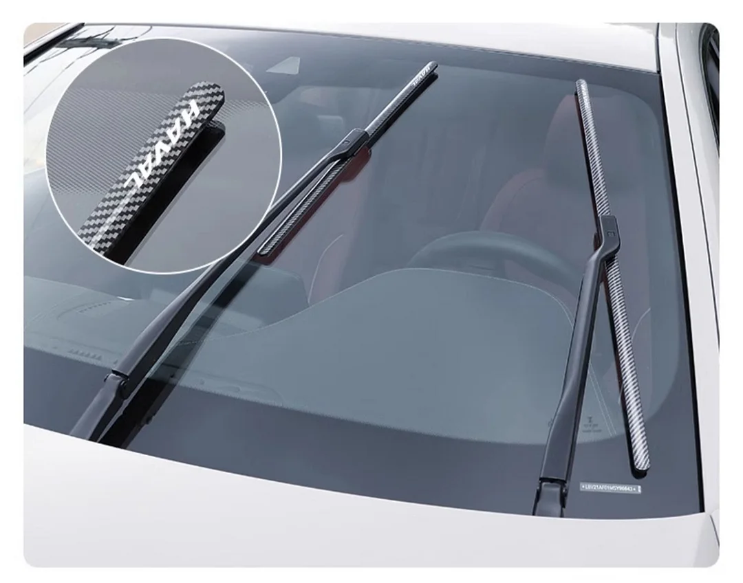 Carbon fiber pattern exclusive logo wiper(2PC)