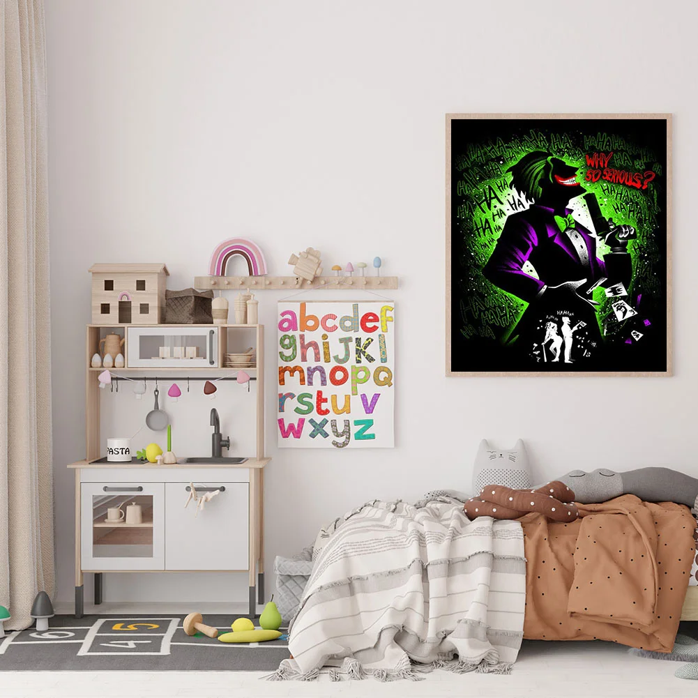 Diamond Painting - Full Round Drill - Marvel Series Silhouettes(30*40cm)