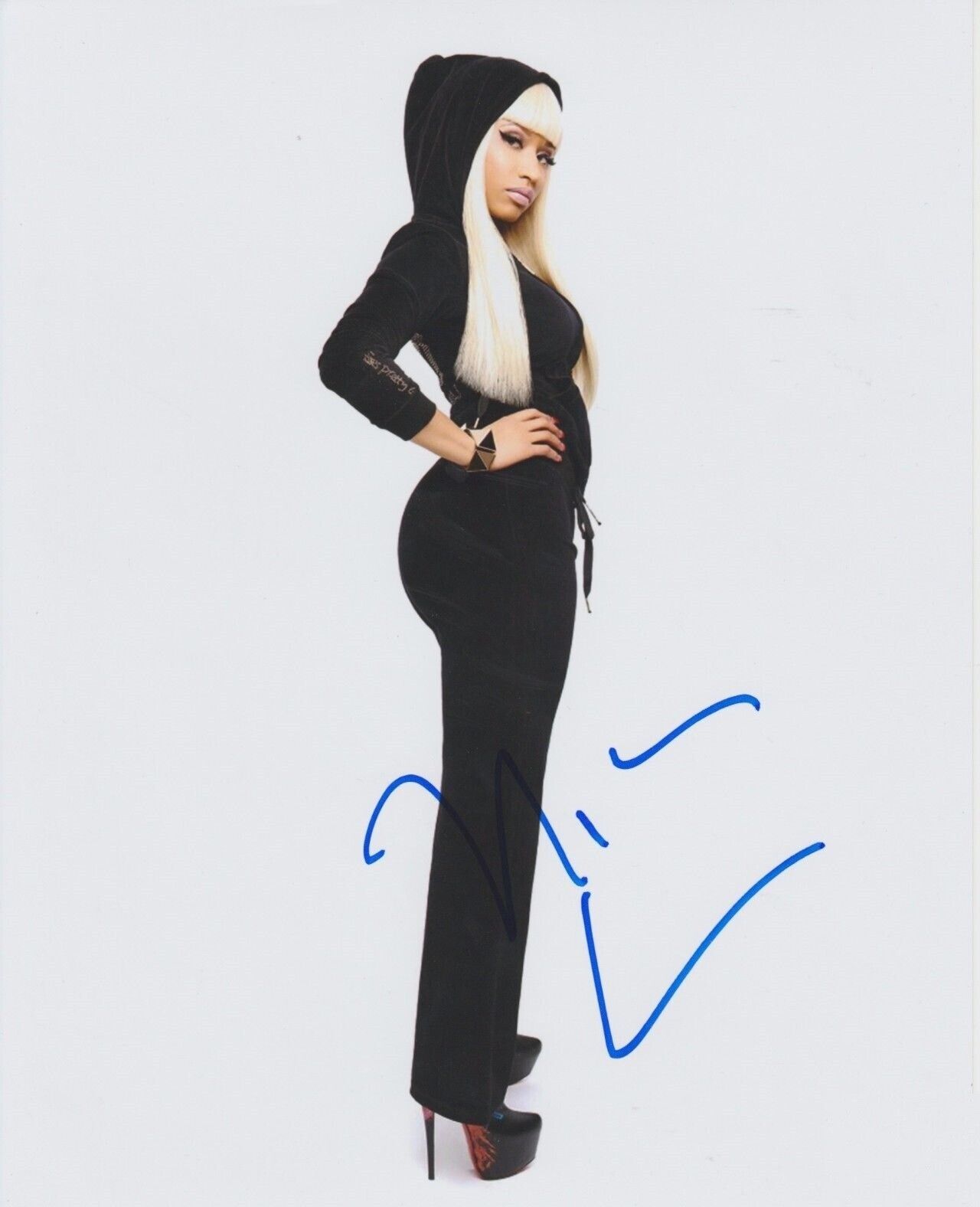 NICKI MINAJ SEXY SIGNED AUTOGRAPH 8x10 Photo Poster painting REPRINT