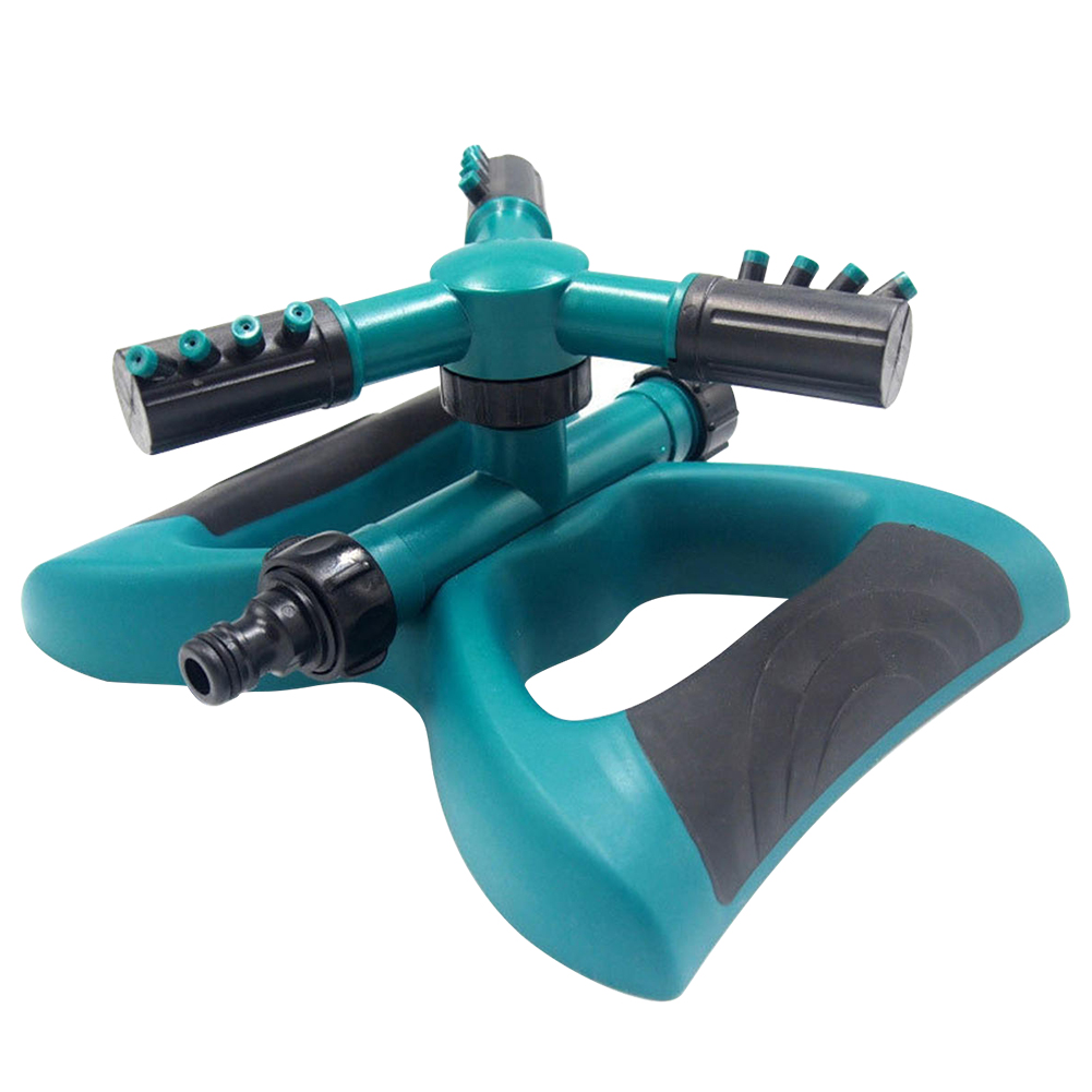

3 Nozzle 360 Rotating Garden Sprinkler for Lawn Garden Irrigation (Green), 501 Original