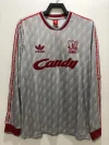 Joyfball 1989/1991 Retro Long Sleeve Liverpool Away Football Shirt 1:1 Thai Quality