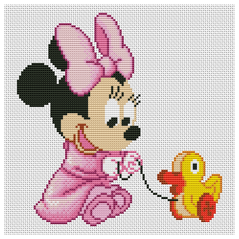 

Cartoon - 11CT Stamped Cross Stitch - 30*30CM, 501 Original