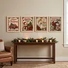 Holiday DIY 11CT 3 Strand Stamped Cross Stitch Kit for Adults 40x50cm