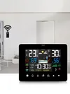 Wireless Weather Station with Humidity Atomic Clock Air Pressure for Patio House