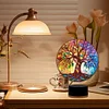 DIY 5D Diamond Painting Acrylic Life Tree  Night Light Lamp Home Decoration Ornament Gift Kit