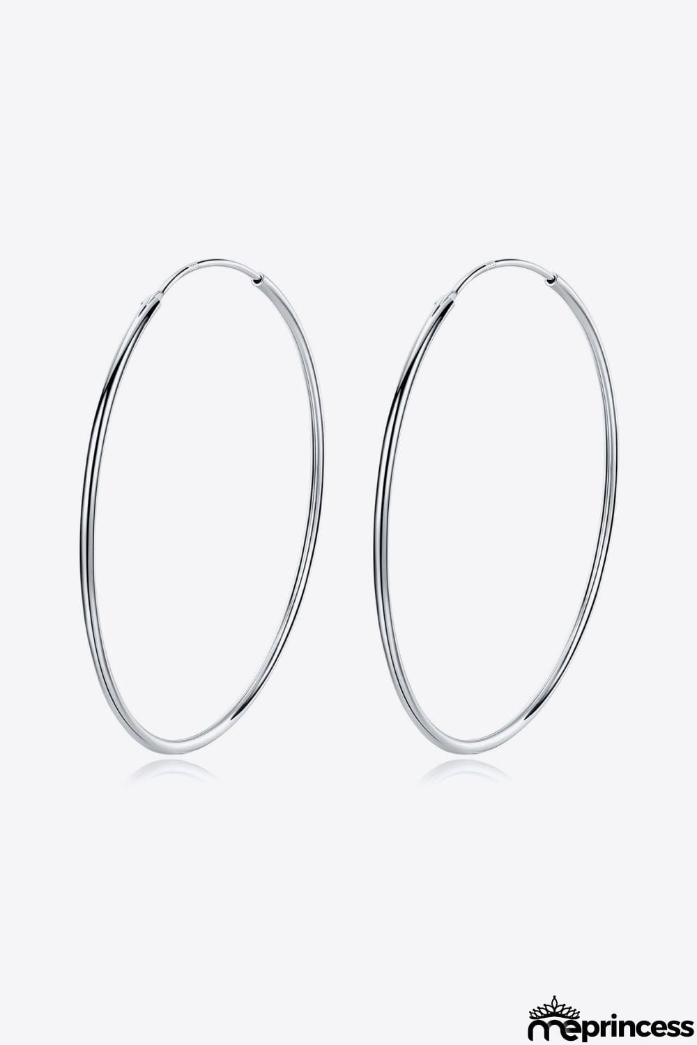 925 Sterling Silver Hoop Earrings