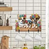  Diamond Art Hooks Rhinestone Painting Coat Hook (Flower Puppy B)