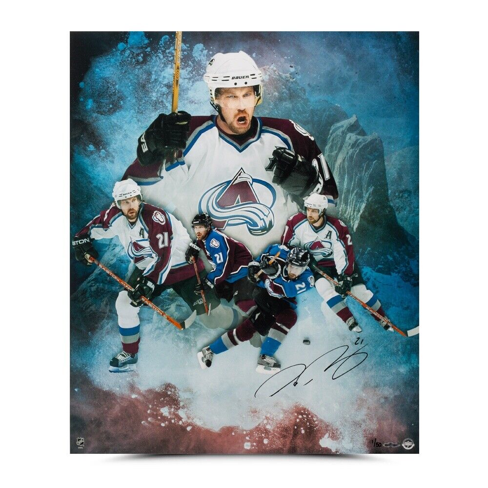 Peter Forsberg Signed Autographed 20X24 Photo Poster painting Avalanche Collage Colorado /50 UDA