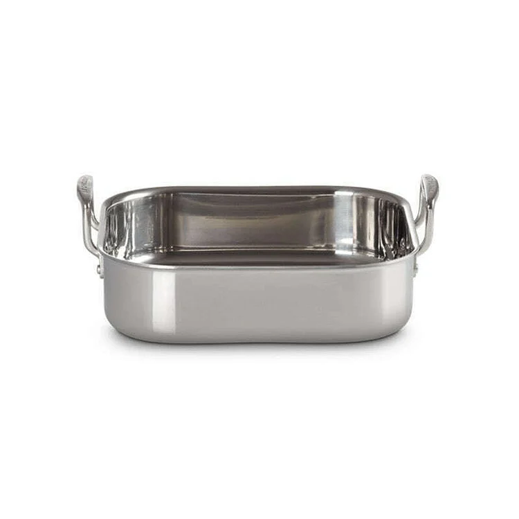 3-ply Stainless Steel Square Roaster 26cm/4.4L