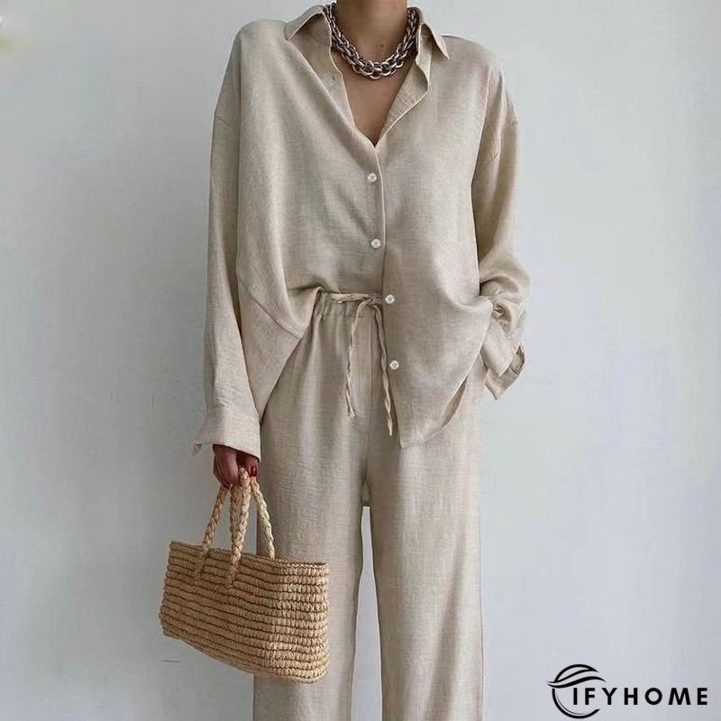 Simple Crew Neck Long Sleeve Sweater | IFYHOME