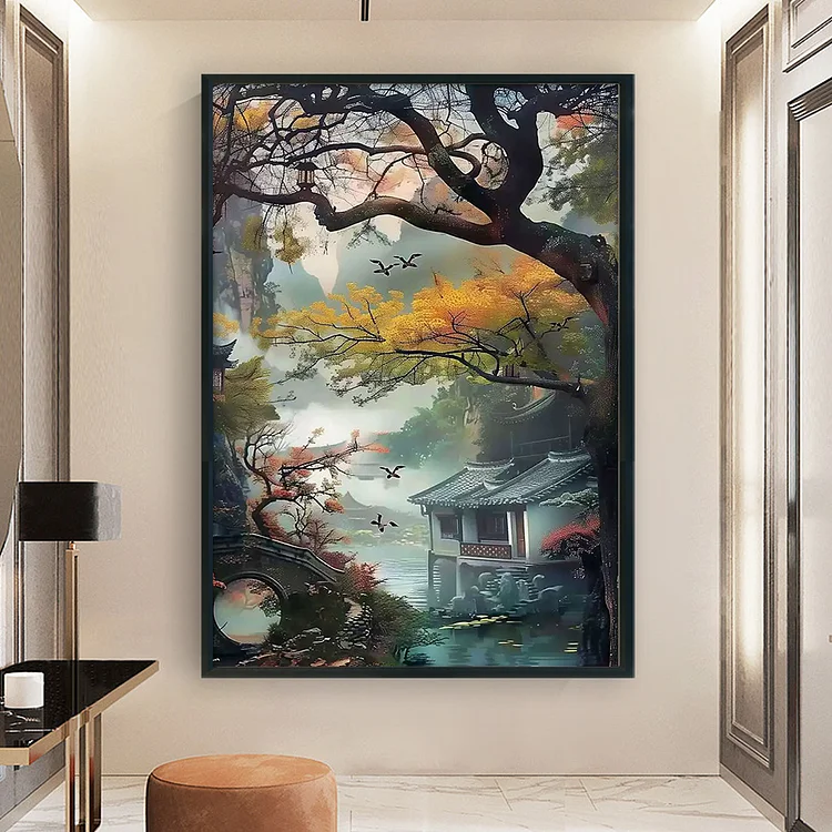 Mona Lisa Brand-Cotton】Late Autumn in Jiangnan Water