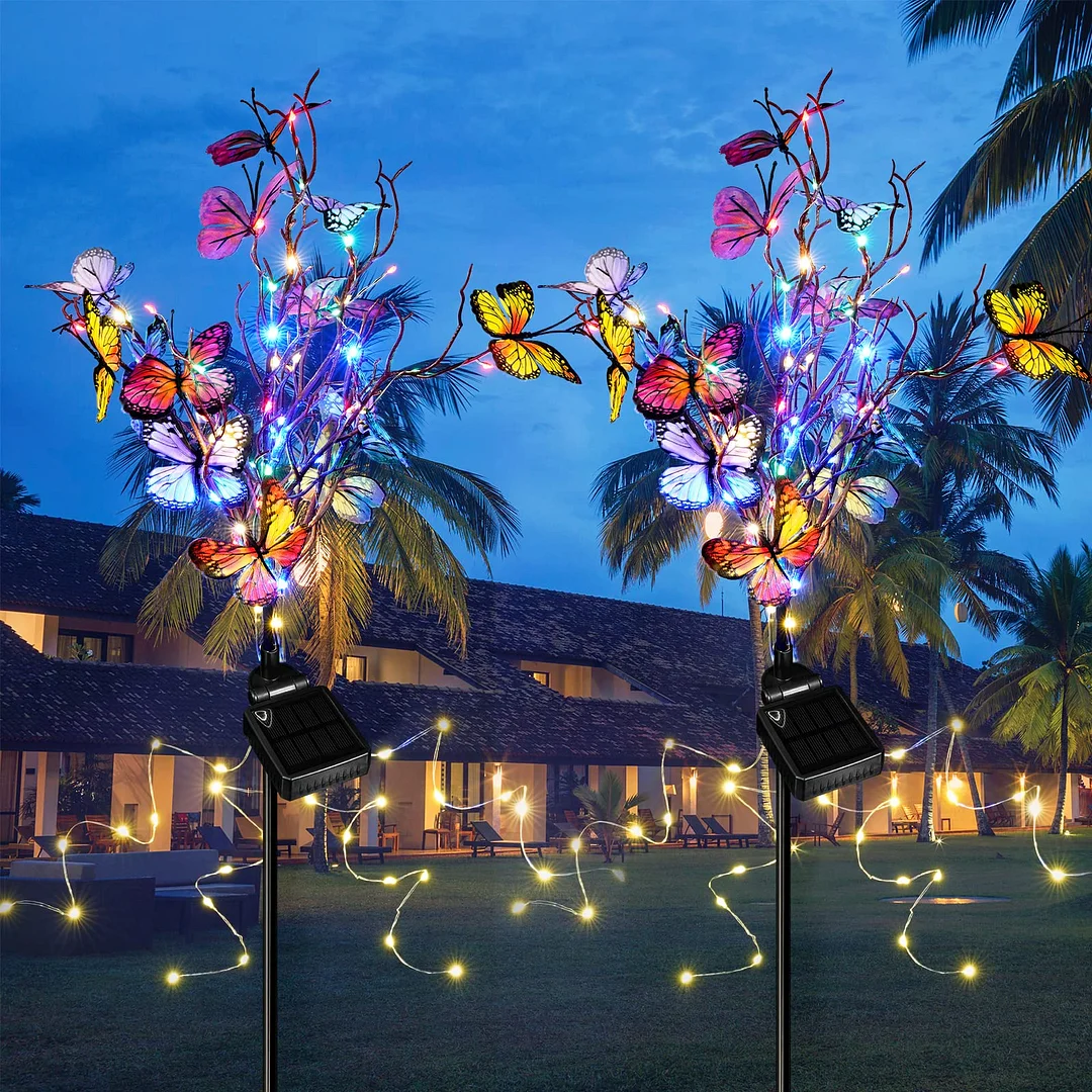 🔥Last Day Promotion 70%-Solar Outdoor Butterfly Lights