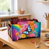 5D DIY Diamond Painting Decorative Storage Box Wood Storage Clutch (Butterfly)