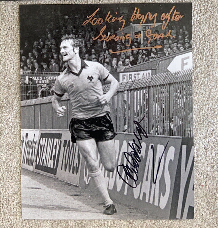 Kenny Hibbitt Signed Photo Poster painting Wolverhampton Wanderers Fc AFTAL