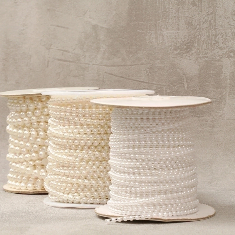 Minimalist Solid Color Imitation Pearl Beaded Stoving Varnish Jewelry Accessories