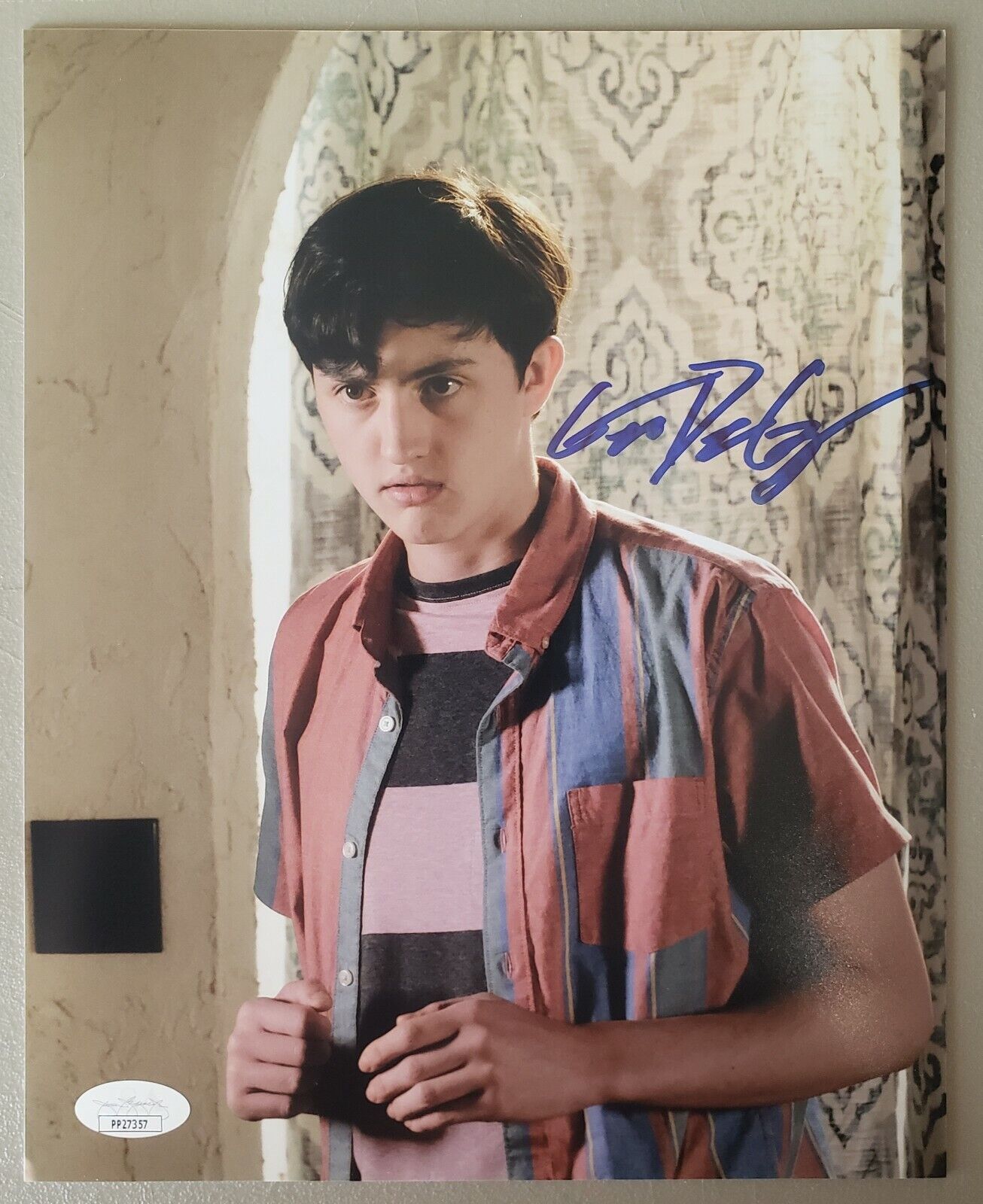 8X10 Autographed by Gianni Decenzo in Cobra Kai. JSA