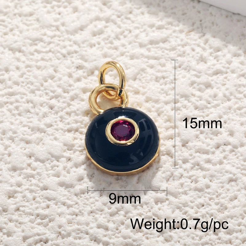 1 Piece Copper Geometric Heart Shape Pendant