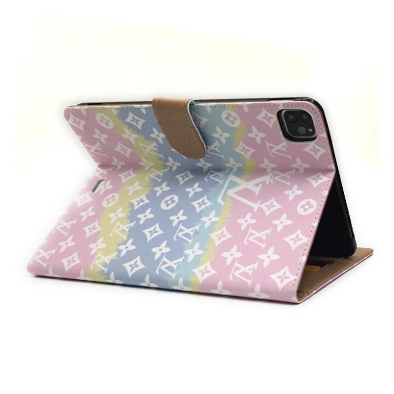 LV Luxury Louis Vuitton Canvas Monogram Leather Fresh Summer Theme Pattern Apple iPad case ProCaseMall