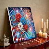 (Pre-Framed)Memorial day-Special Shape Diamond Painting Kit(25x25cm)