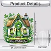Acrylique st. patricks day cottage-diy ornement