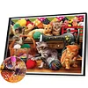 Cat-Full carr&eacute; diamant peinture-50 * 40cm