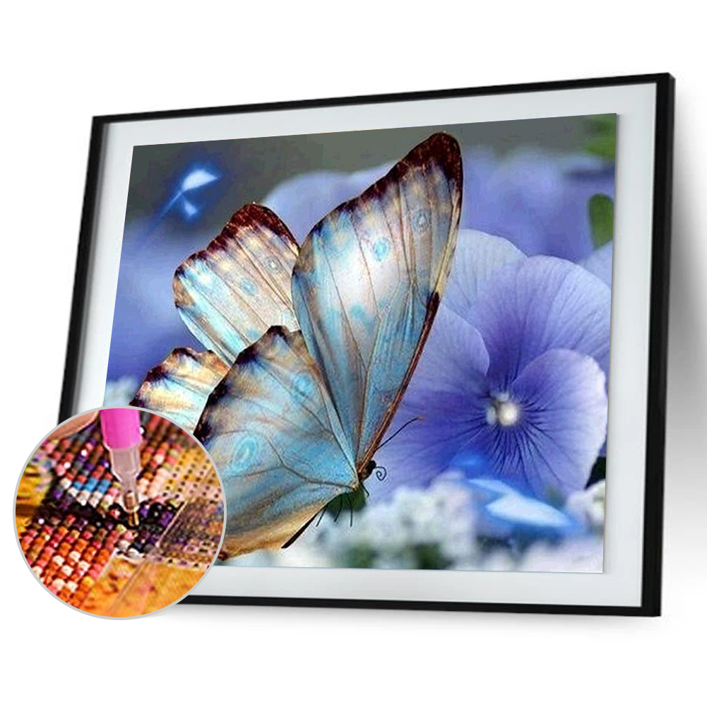 

Blue Butterfly - Special Shaped Diamond Painting - 30*25CM, 10pcs, 501 Original