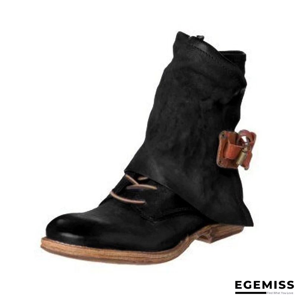 Casual Flat Heel Outdoor Boots | EGEMISS
