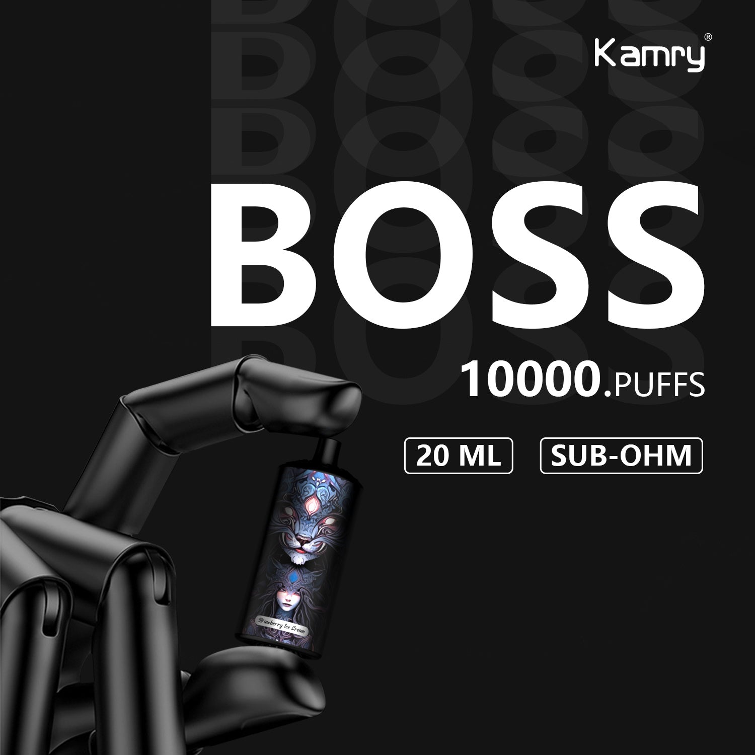 Kamry Boss 10000 Puffs Disposable Vape Wholesale Kamry OPVape