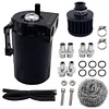 Baffled Oil Catch Can 300ml Tank Separator Aluminum Alloy Car Oil Reservoir Tank