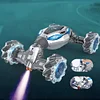 360&deg; Rotating Stunt Car, Rotating Stunt Car, 2.4G Dual Mode Remote Control Vehicle, All Terrain Climbing RC Truck, Toy Car with Lights and Music