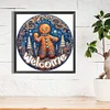 Diamond Painting -DIY Round Drill Gingerbread Boy(40x40cm)