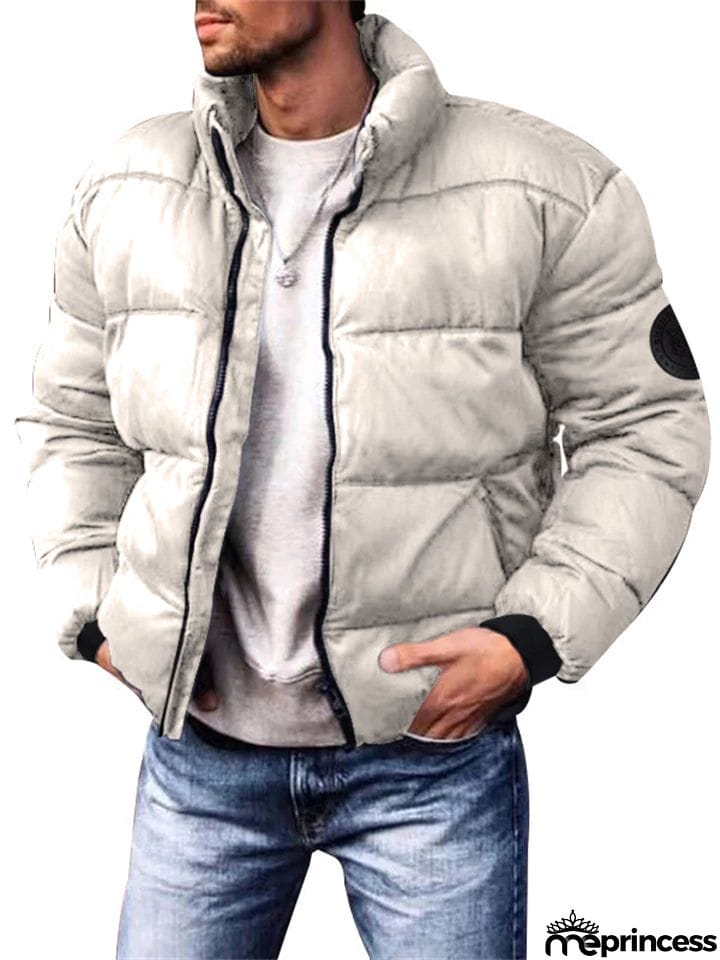 Winter Thickening Down Cotton Coats for Men