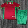 1998 Retro Portugal Home Football Shirt 1:1 Thai Quality Kids Size