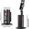 Eli & Chi P02 Mobile Phone Holder Stabilizer 360&deg;Rotation Auto Face Tracking Smart Phone Tripod Gimbals |Video &Photo Shooting with Remote, Gesture Control for Vlog,Streaming & Video Recording,Black