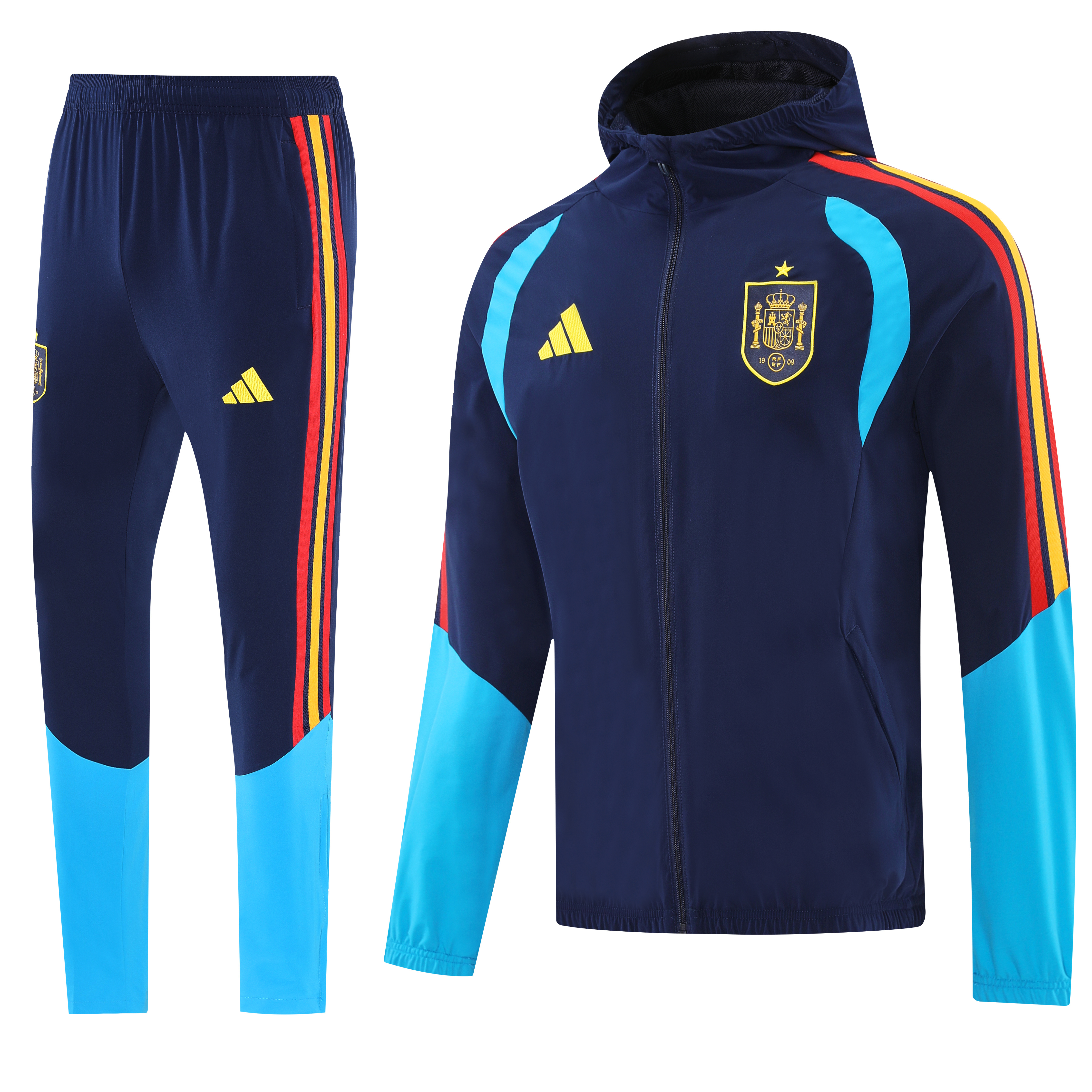 2026 Spain Tiro All Weather Jacket royal blue suit