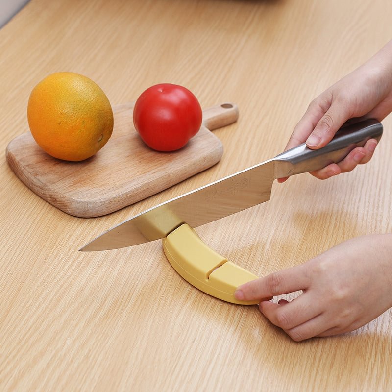 Knife Sparpener Kitchen Creative Banana Sharpening Stone